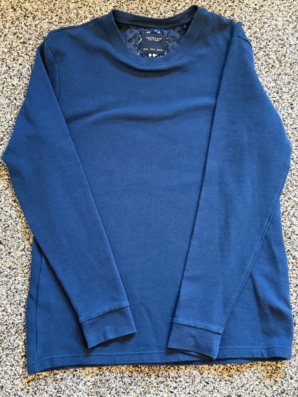 Cactus Man Ricky Singh Navy Sweater